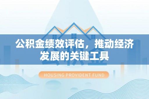 姜堰公积金绩效评估，推动经济发展的关键工具