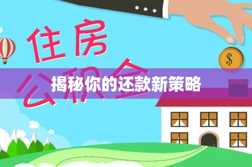 姜堰揭秘你的还款新策略