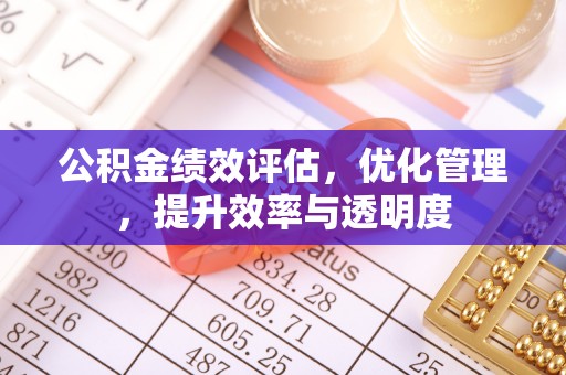 姜堰公积金绩效评估，优化管理，提升效率与透明度