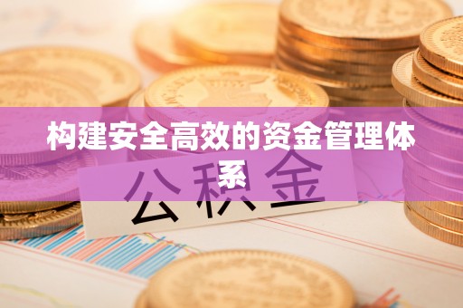 姜堰构建安全高效的资金管理体系