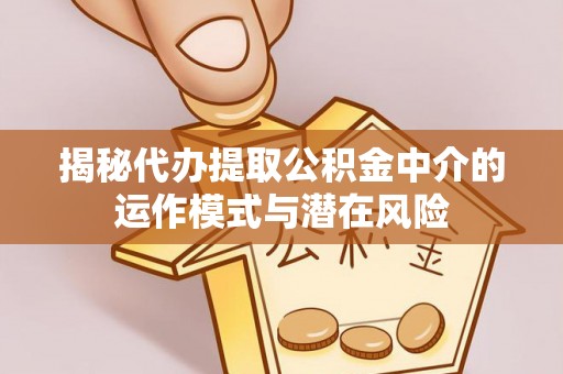 姜堰揭秘代办提取公积金中介的运作模式与潜在风险