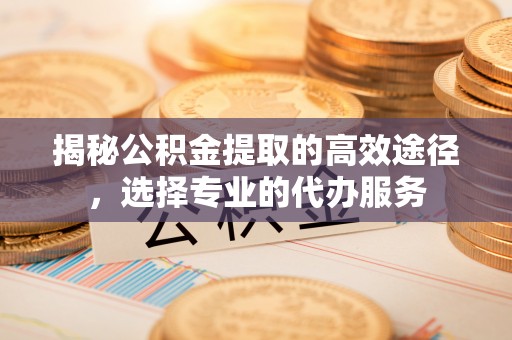 姜堰揭秘公积金提取的高效途径，选择专业的代办服务