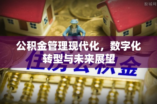 姜堰公积金管理现代化，数字化转型与未来展望