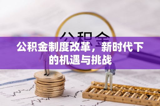 姜堰公积金制度改革，新时代下的机遇与挑战