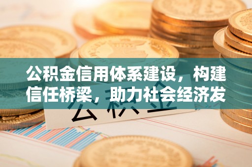 姜堰公积金信用体系建设，构建信任桥梁，助力社会经济发展