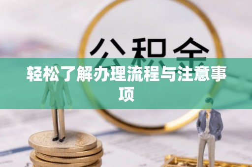 姜堰轻松了解办理流程与注意事项