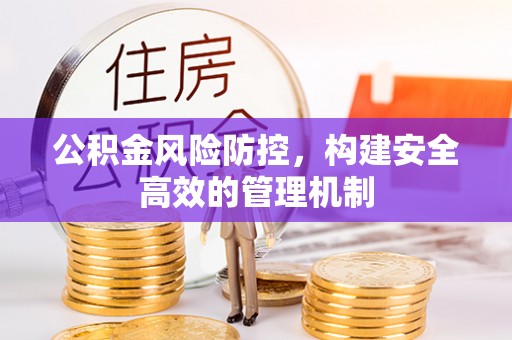 姜堰公积金风险防控，构建安全高效的管理机制